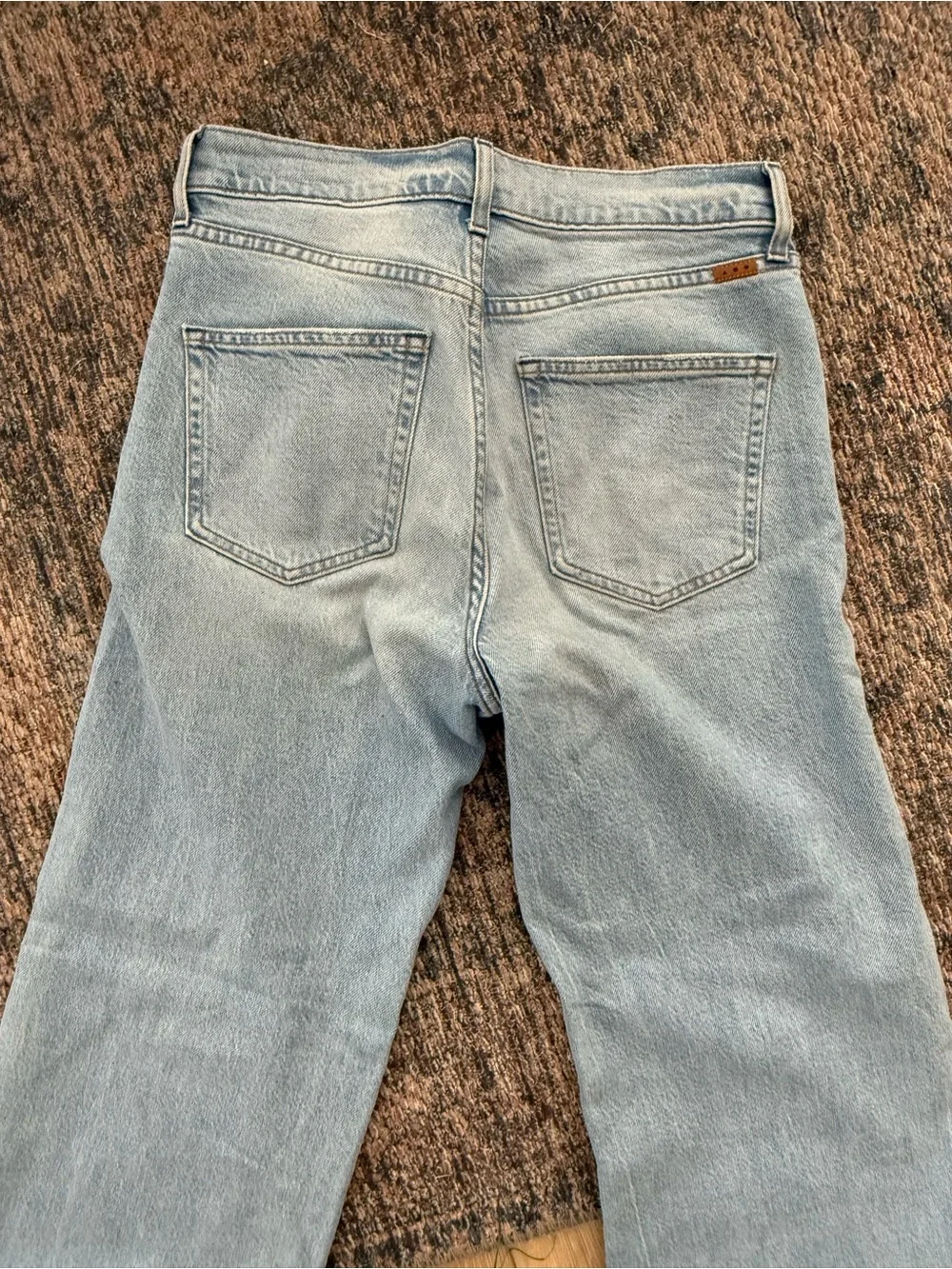 AYR Light Wash Straight-Leg Jeans